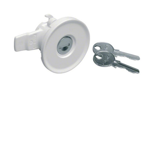 Hager FZ597N Schließung, univers, mit 2 Schlüsseln, für Schrank IP44/54, Schließ-Nr. 1242E