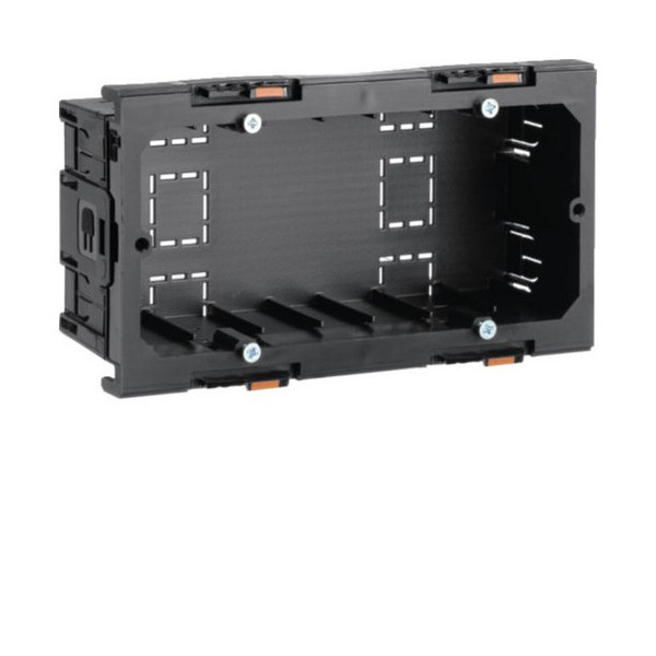 Hager G2860 Geräteeinbaudose 2-fach Energie für BR Frontrastend für Schalterprogramme
