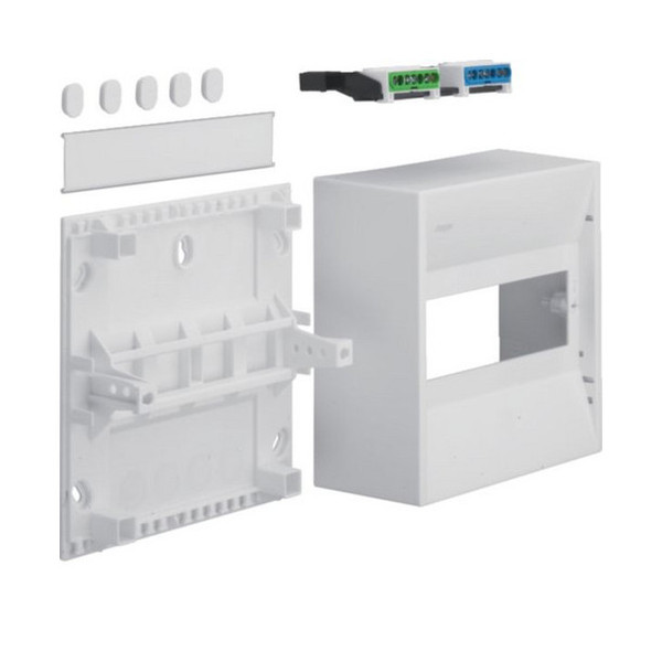 Hager GD108N Miniverteiler, gamma, 8 Modul, IP30, 1xPE, 1xN