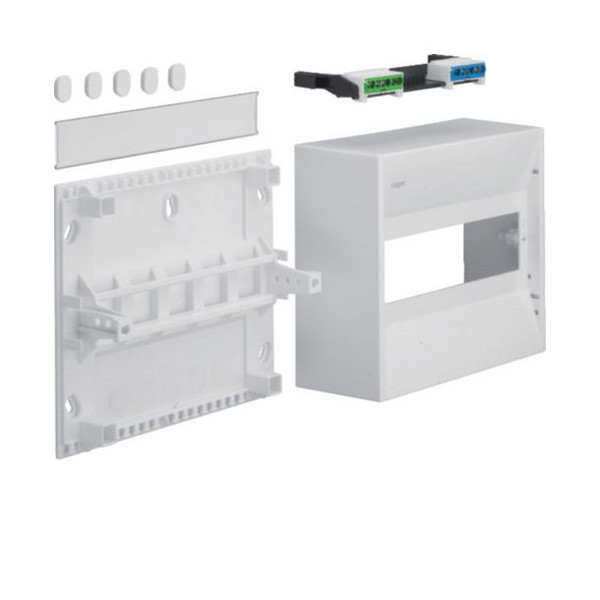 Hager GD110N Miniverteiler, gamma, 10 Modul, IP30, 1xPE, 1xN