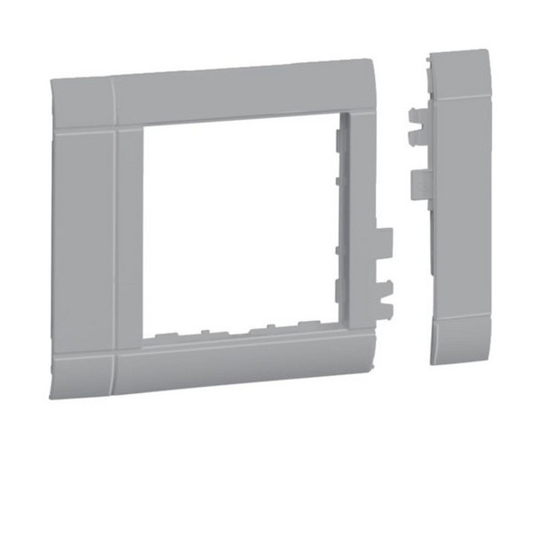 Hager GR0800ALAN Rahmenblende modular, ZS 55, OT 80, hfr, lack alu