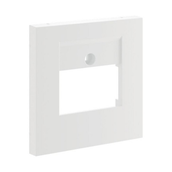 Hager GZTAE3A9016 Zentralscheibe TAE 3-fach für Rahmenblende 55 halogenfrei verkehrsweiß