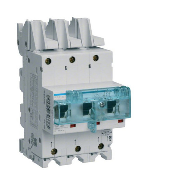 Hager HTS390E SLS-Schalter 3 polig E-Charakteristik 100A für Sammelschiene QuickConnect