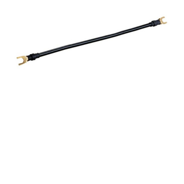 Hager K67L Kabelbrücke NYAF 10 mm², 250mm lang, Gabel, Farbe schwarz