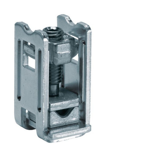 Hager K96N Sammelschienenklemme 10mm²-50mm², für Sammelschienen 12x5mm, für Alu-Cu-Leiter