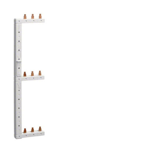 Hager KCL368L Phasenschiene 3polig, 3-reihig 125mm, links, vertikal