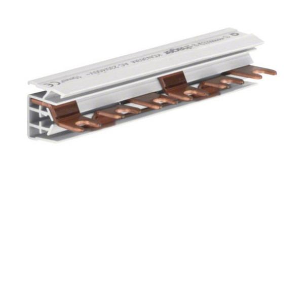 Hager KDN363M Phasenschiene 3 polig mit Gabelanschluss 10mm² 63A 6 Module