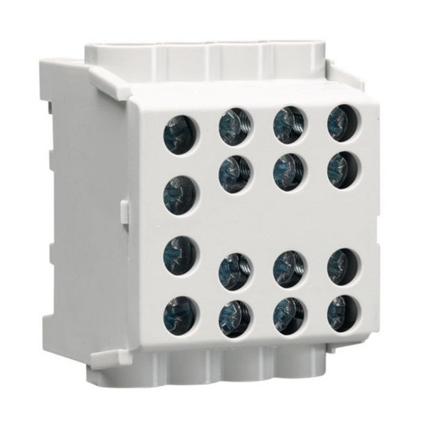 Hager KH35L8 Hauptleitungsabzweigklemme 1polig, 2x35mm²-6x25mm², IP20, Farbe: Grau