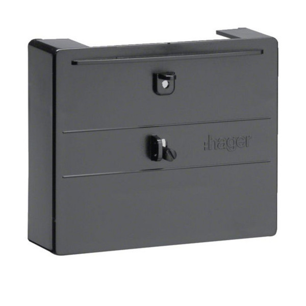 Hager KJ04Z Plombierhaube, univers Z, für Wechselstromzählersteckklemme, KJ10S