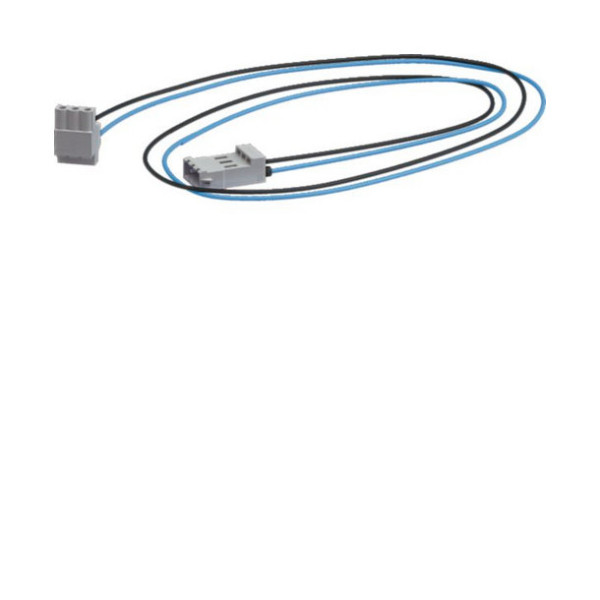 Hager KU9S80SBE Leitung für SABO, universZ, 800mm, sw/bl, Stecker/Buchse, VPE1 Stück