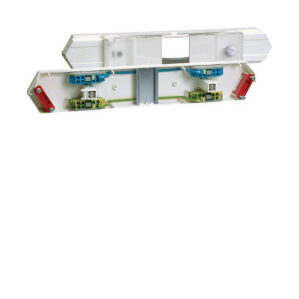 Hager L24039016 Automateneinbaueinheit 3PLE mit Klarsichtklappe hfr C-Profil verkehrsweiß