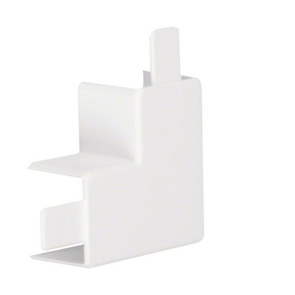Hager LF3003059016 Flachwinkel halogenfrei zu Leitungsführungskanal LF 30x30mm verkehrsweiß