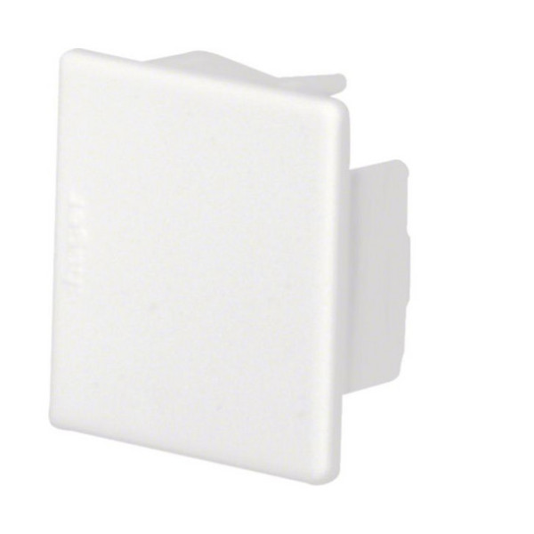 Hager LF3003069016 Endstück halogenfrei zu Leitungsführungskanal LF 30x30mm verkehrsweiß