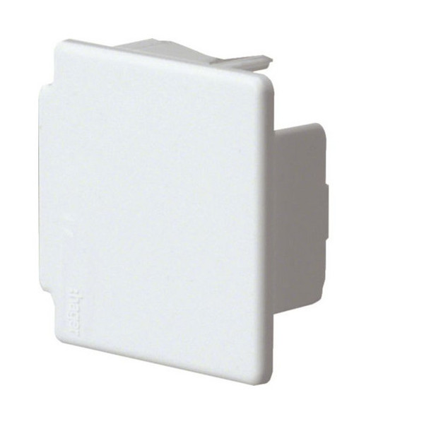 Hager LF4004069016 Endstück halogenfrei zu Leitungsführungskanal LF 40x40mm verkehrsweiß