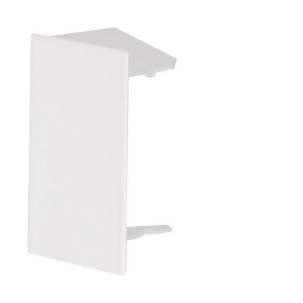 Hager LFS4006069016 Endstück aus Stahlblech zu Leitungsführungskanal LFS 40x60mm verkehrsweiß