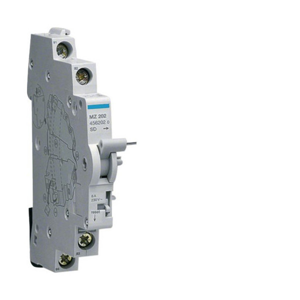 Hager MZ202 Signalkontakt für MCB RCBO < 125A 1 Schließer und 1 Öffner 6A 240V