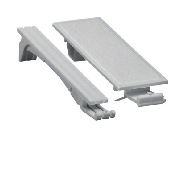 Hager S30N Abdeckclip Satz,10x18mm/2x9mm,RAL9010,zum Verschließen der Geräteschlitze