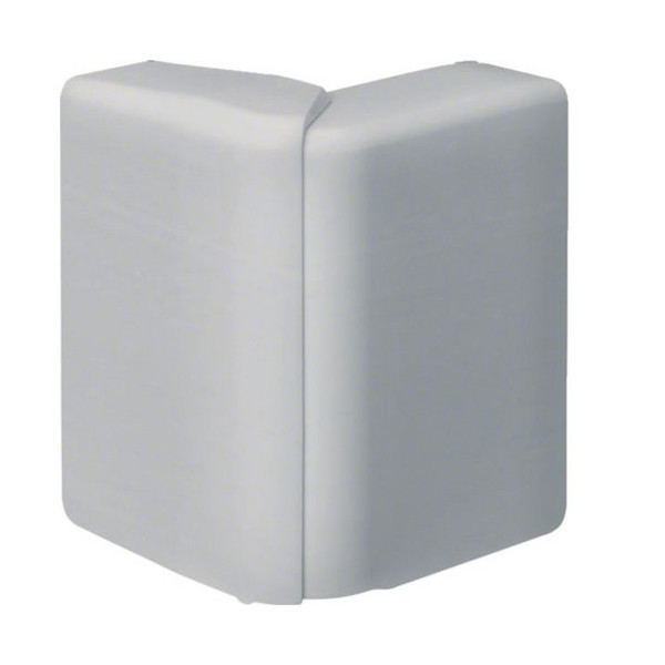 Hager SL200803D1 Außeneck einstellbar schnittkaschierend halogenfrei zu SL 20x80mm Dekor Alu