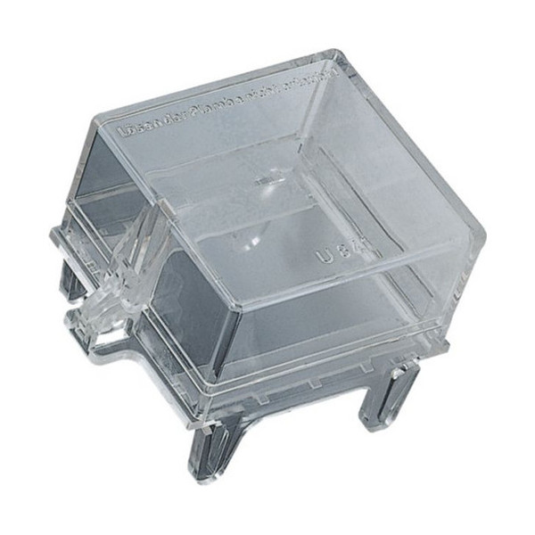 Hager U841 Plombierhaube, univers Z, 53x53x33 mm, 2,5 PLE, zum Einstecken in Geräteschlitz