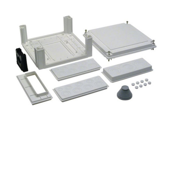 Hager U84LU Kabelanschlusskasten, univers, 324x307x149mm, IP54, SKII, unten leer