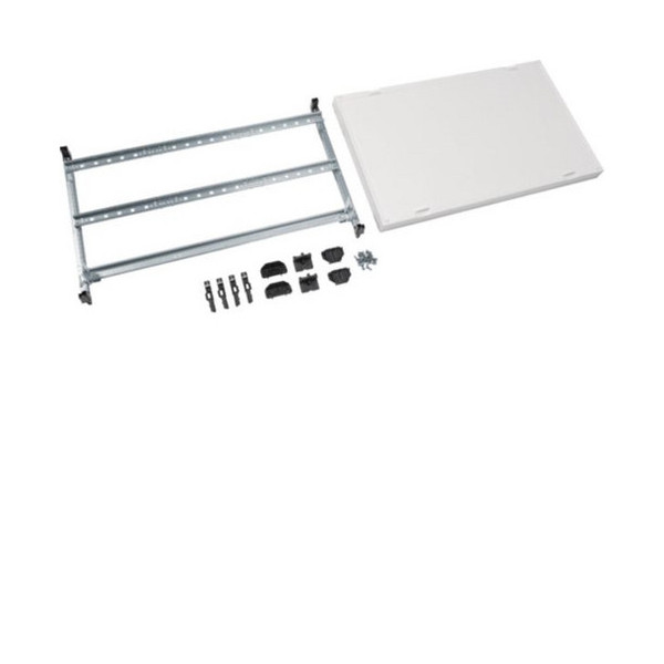 Hager UD33A1N Baustein, universN, 450x750mm, f. Reihenklemmen waag., 1Hutschiene verstellbar