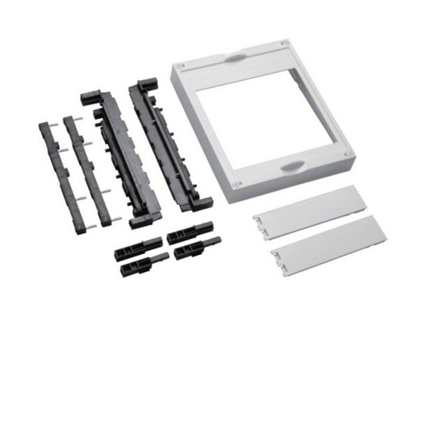 Hager UE21E2B Baustein, universN, 300x250mm, für 2 Trenner NH00 auf Sammelschienensystem 60mm