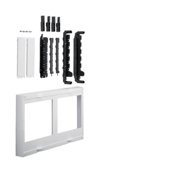 Hager UE22A4B Baustein, universN, 300x500mm, für 4 Trenner NH00 auf Sammelschienensystem 40mm