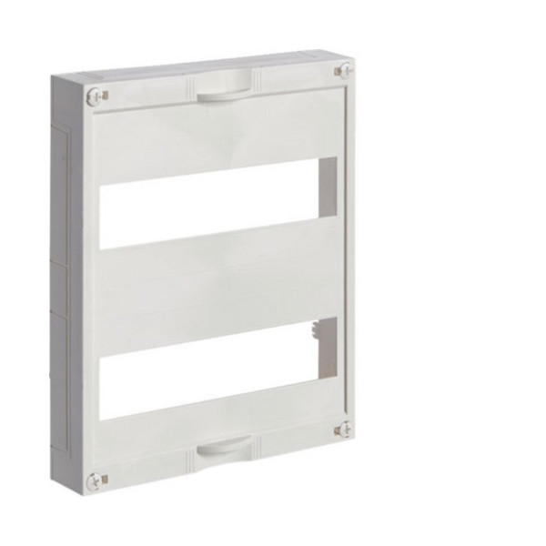Hager US21A3 Berührungsschutzabdeckung, universN, 300x250mm, 2x 12PLE, Schlitzabstand 125mm