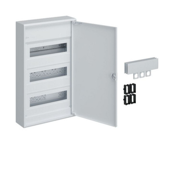 Hager VA36APZ Kleinv., Volta, APV, 3x12PLE, IP30, Tür und RJ45-Buchse