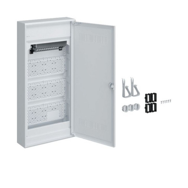 Hager VA48WWH Multimedia, volta, APV, 4-reihig, mit geschlitzter Kunststofftür