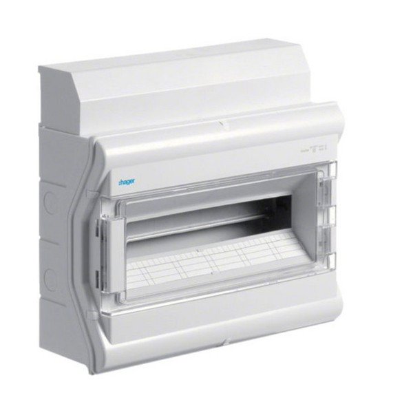 Hager VE118DN Kleinverteiler, vector, APV, IP65, 18PLE, mit Rangierkanal