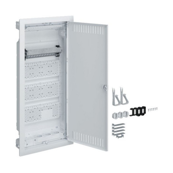 Hager VU48NW Multimedia, volta, UPV, 4-reihig, mit geschlitzter Stahlblechtür