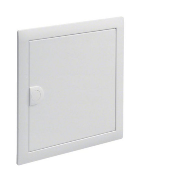 Hager VZ101N Blendrahmen, Volta, 1reihig, mit Tür, RAL 9010