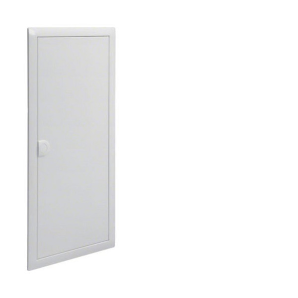 Hager VZ104N Blendrahmen, Volta, 4reihig, mit Tür, RAL 9010