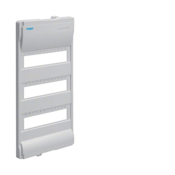 Hager VZ223N Geräteabdeckung Volta UPV/HWV 3-reihig