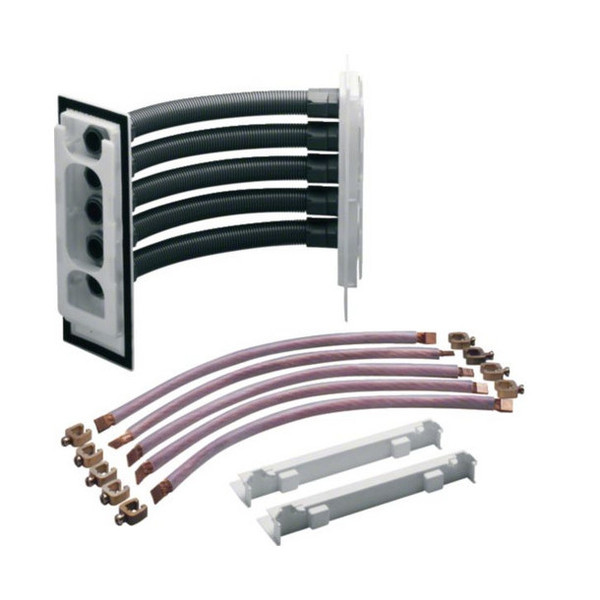 Hager ZM75S Sammelschienen-Eckverbinder, univ.Z, Schrank/Schrank, 5-polig, 35mm², CU-12x5 mm