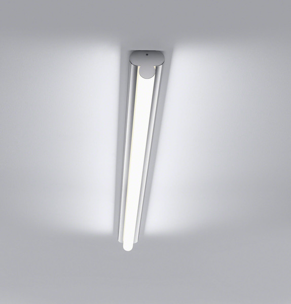 Helestra LOOM-2 LED Wandleuchte 18W IP44 90Ra Steuerbare Lichtfarbe, warm-/neutralweiss Chrom Stahl satiniert