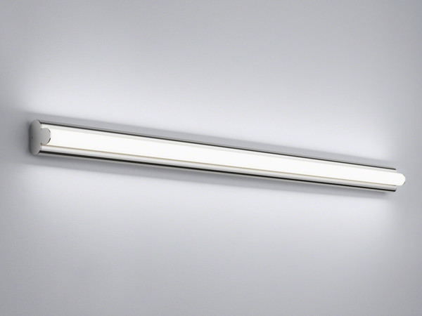Helestra LOOM-2 LED Wandleuchte 20W IP44 90Ra Steuerbare Lichtfarbe, warm-/neutralweiss Chrom Stahl satiniert