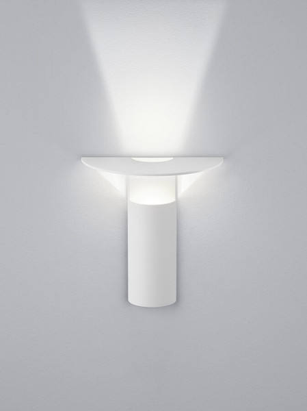 Helestra VIYA LED Wandleuchte 13W dimmbar 90Ra warmweiss Mattweiß Aluminium