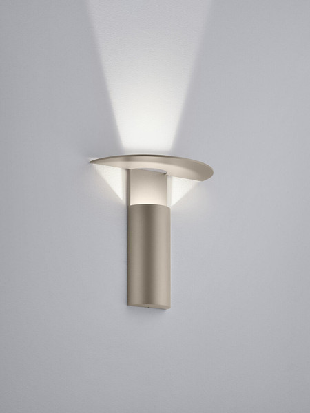 Helestra VIYA LED Wandleuchte 13W dimmbar 90Ra warmweiss Coffee Aluminium