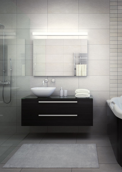 Helestra LADO LED Wandleuchte,Deckenleuchte 18W IP44 90Ra Warmweiss Chrom 18/1813.04