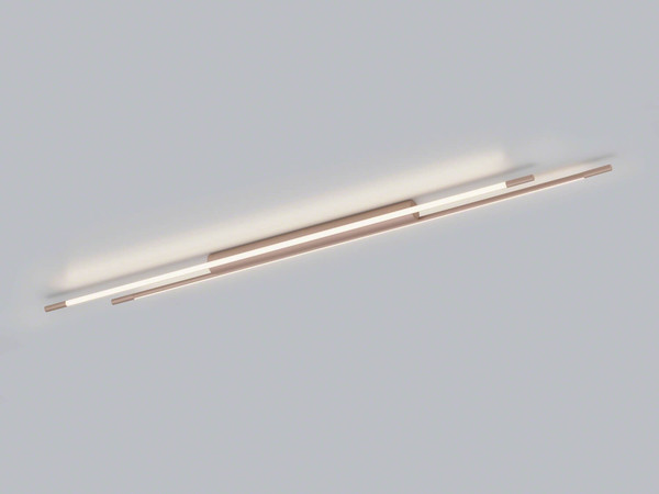 Helestra LEDA LED Deckenleuchte 24W dimmbar 90Ra warmweiss Coffee Aluminium satiniert