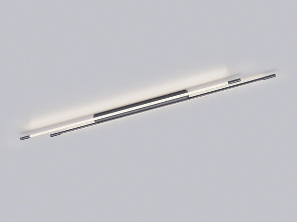 Helestra LEDA LED Deckenleuchte 24W dimmbar 90Ra warmweiss Titangrau eloxiert Aluminium satiniert