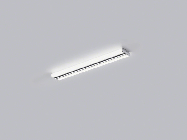 Helestra LOOM LED Wand- und Deckenleuchte 24W IP44 90Ra Steuerbare Lichtfarbe, warm-/neutralweiss Chrom Stahl satiniert