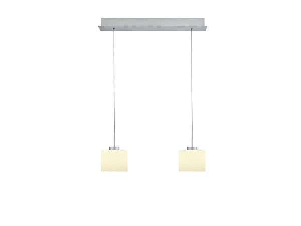 Hell Abby LED Pendelleuchte Warmweiss Dimmbar höhenverstellbar +FB Aluminium 20660/2-36