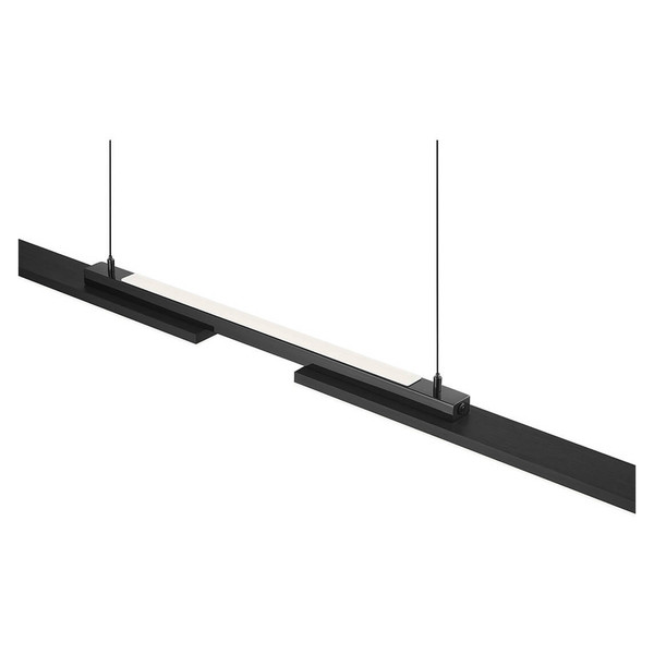Hell LED Pendelleuchte More dimmbar 37W CCT steuerbare Lichtfarbe 3-stufig extrawarm- bis neutralweiss 90Ra Anthrazit matt 130x6cm 20667/3-39