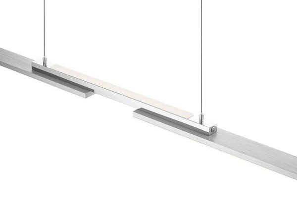 Hell More LED Pendelleuchte Dimmbar höhenverstellbar Nickel matt 20667/3-92