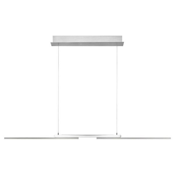 Hell More LED Pendelleuchte Dimmbar höhenverstellbar Nickel matt 20667/3-92