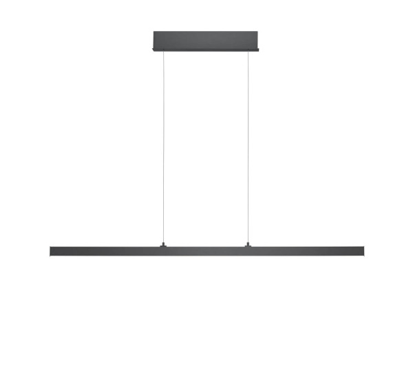 Hell Karo LED Pendelleuchte 2-fach steuerbare Lichtfarbe Dimmbar CCT 60-180cm >90Ra Anthrazit 20687/1-39