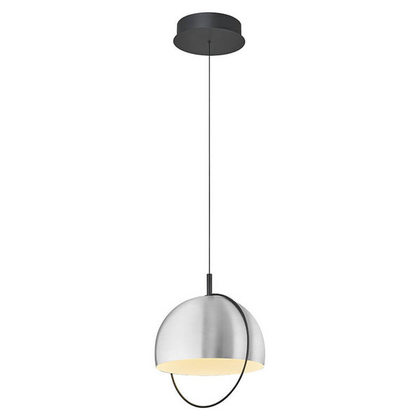 Hell LED Pendelleuchte Hoop dimmbar 15W warmweiss 90Ra B-Link Alu matt Ø30cm 20694/1-37